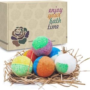 INTEYE 6 Organic & Natural Bath Bombs